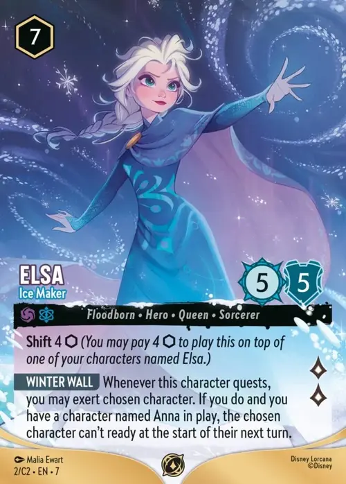 Elsa - Ice Maker Card Front