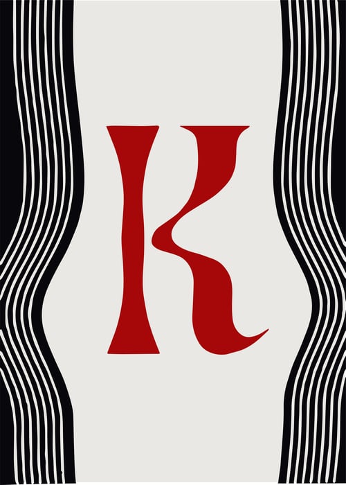 Secret Lair Countdown Kit: An Encyclopedia of Magic Face Card "K" Card Front