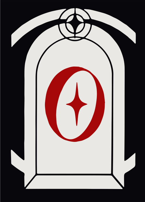 Secret Lair Countdown Kit: An Encyclopedia of Magic Face Card "O" Card Front