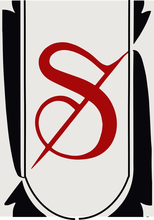 Secret Lair Countdown Kit: An Encyclopedia of Magic Face Card "S" Card Front