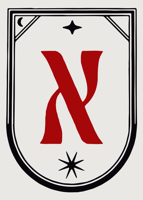 Secret Lair Countdown Kit: An Encyclopedia of Magic Face Card "X" Card Front