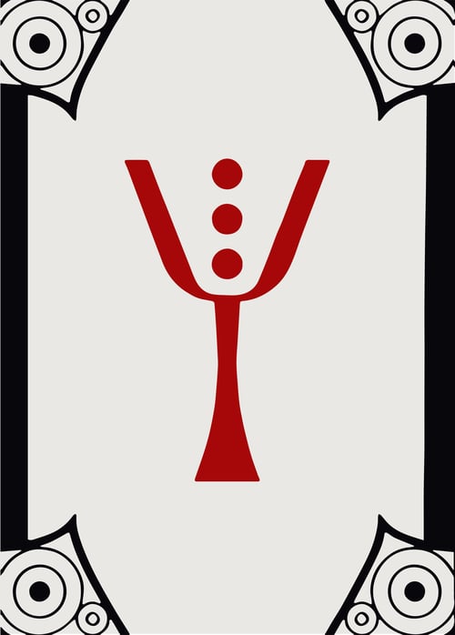 Secret Lair Countdown Kit: An Encyclopedia of Magic Face Card "Y" Card Front