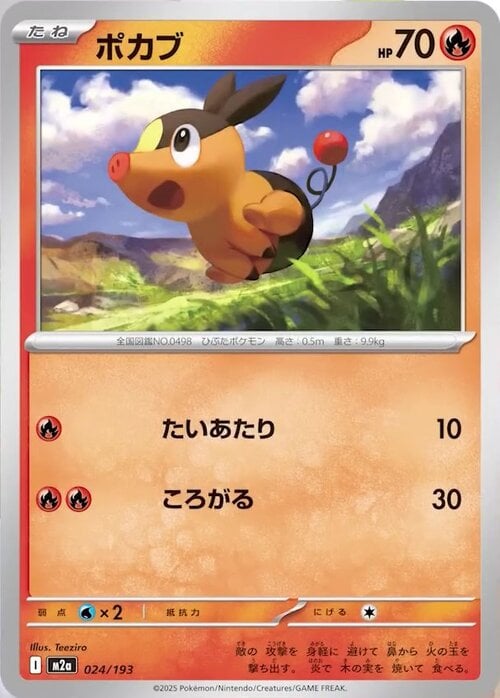 Tepig Card Front