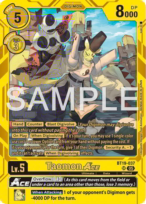 Taomon Ace Card Front