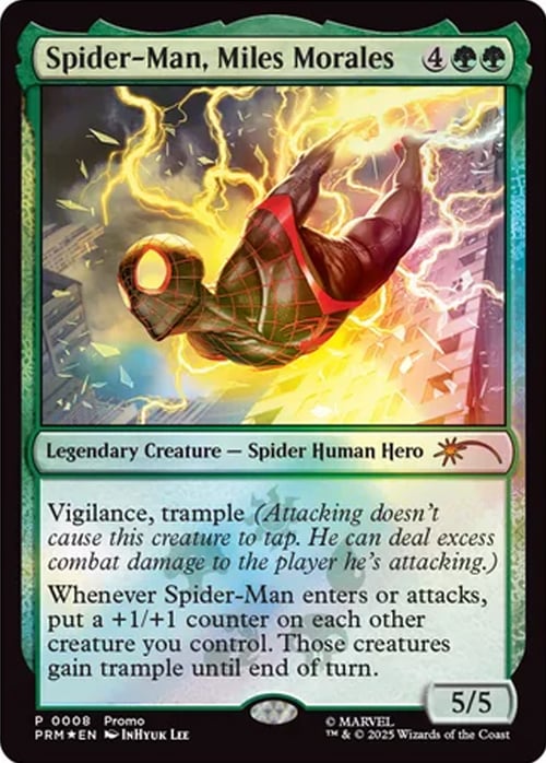 Spider-Man, Miles Morales Card Front