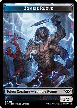 Zombie Rogue // Treasure Card Front
