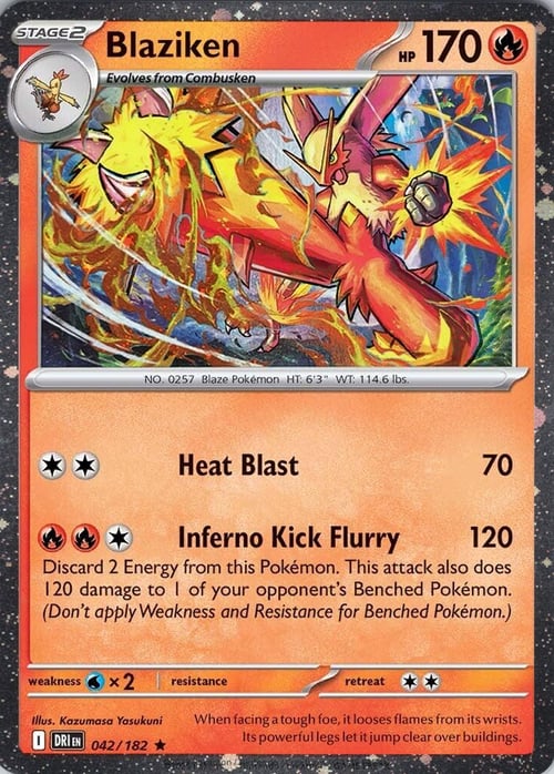 Blaziken Card Front