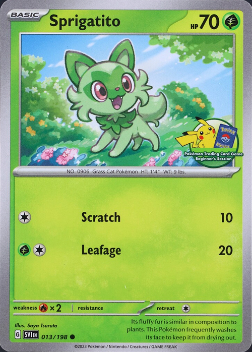 Sprigatito Card Front