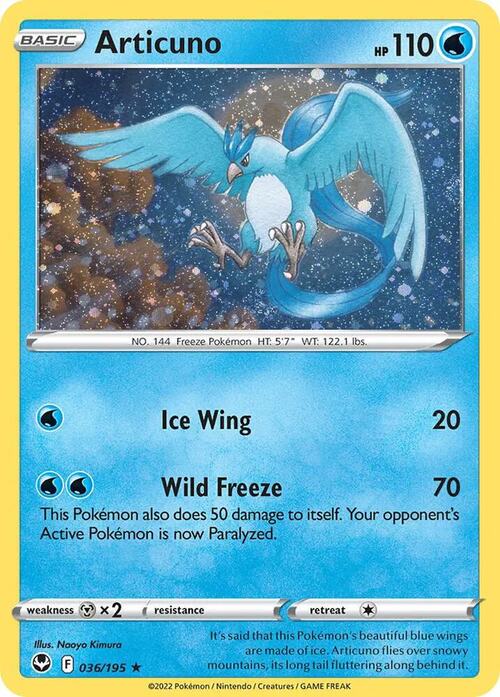 Articuno Card Front