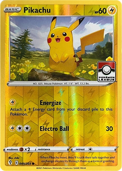 Pikachu Card Front