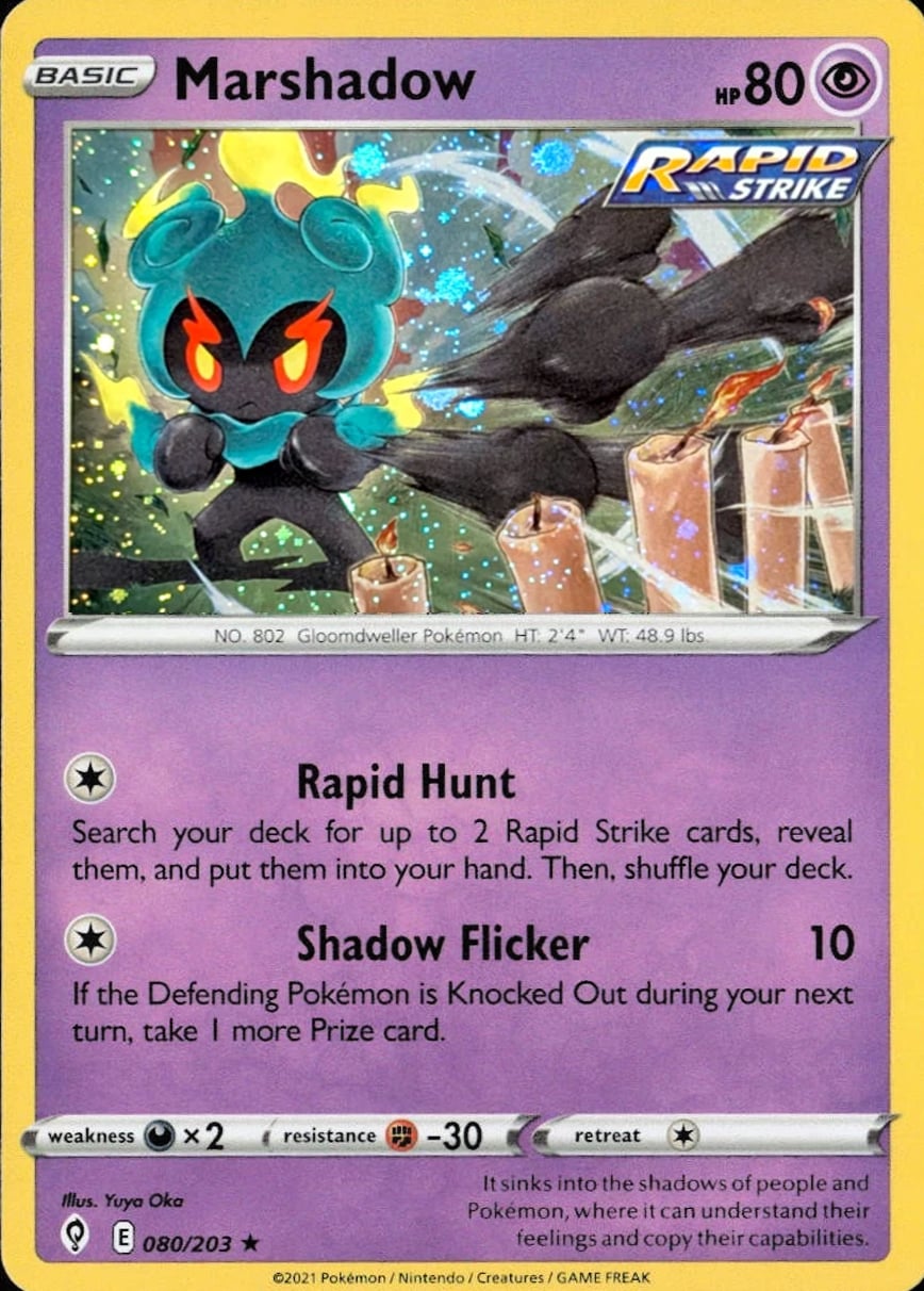 Marshadow [Shadow Imitation] Theme Deck & Blisters Exclusives | Pokémon ...