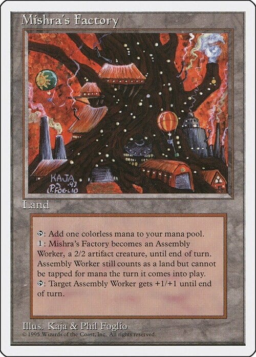 Mishra's Factory Card Front