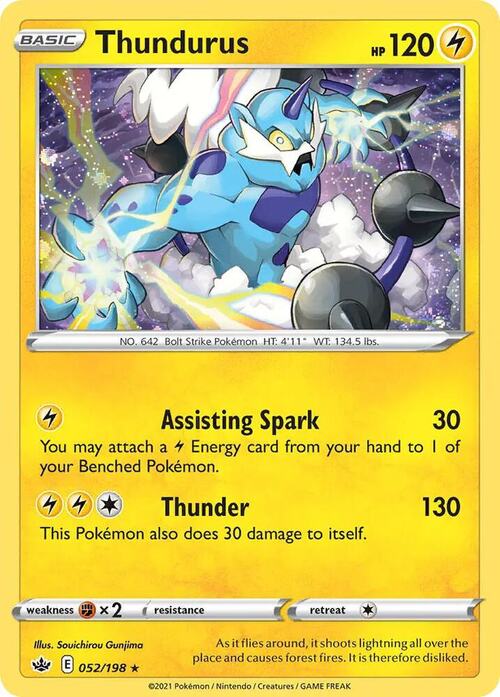 Thundurus Card Front