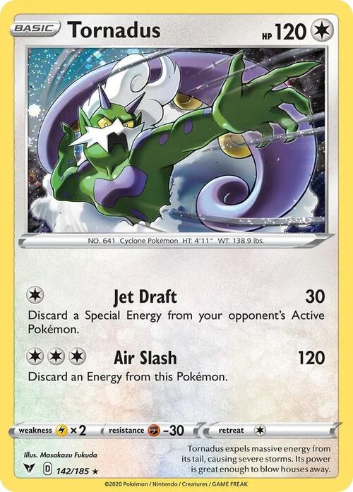 Tornadus Card Front