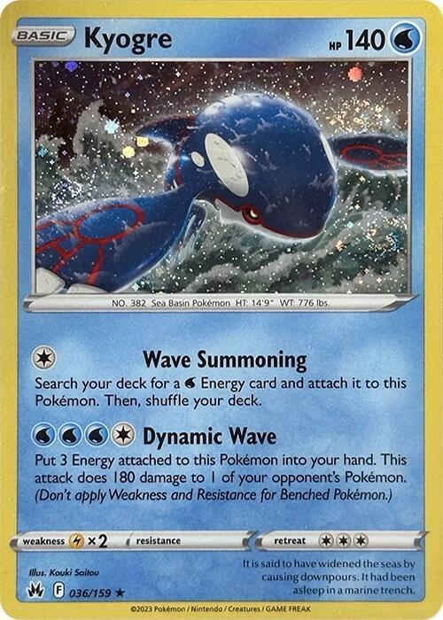 Kyogre [Destructive Tsunami] Card Front