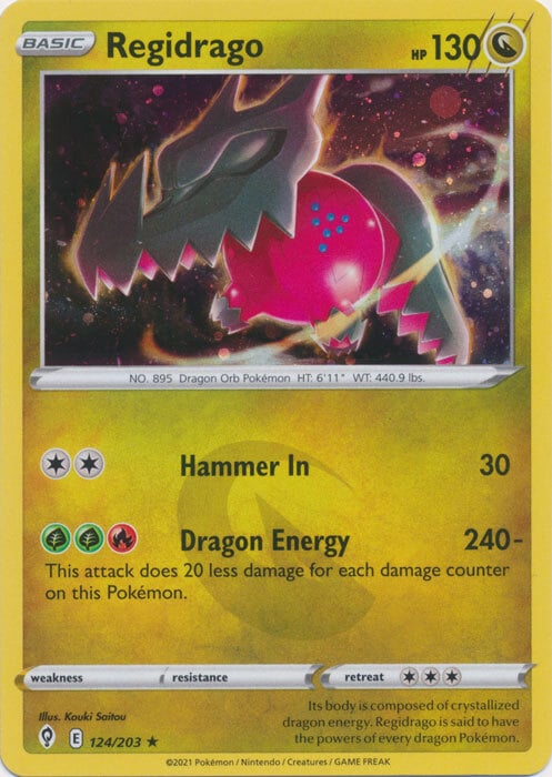 Regidrago Card Front