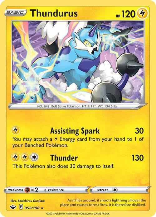 Thundurus Card Front