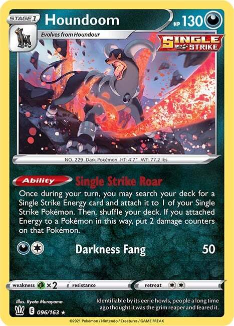 Houndoom [Fireworks | Dark Impact] Card Front