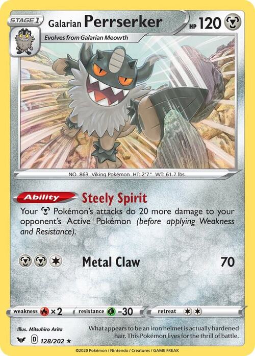 Galarian Perrserker Card Front