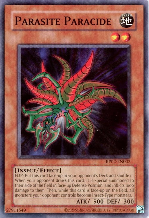 Parasite Paracide Card Front