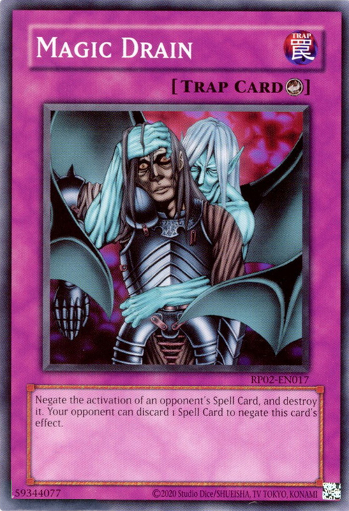 Magic Drain Card Front