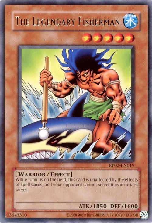 The Legendary Fisherman Card Front