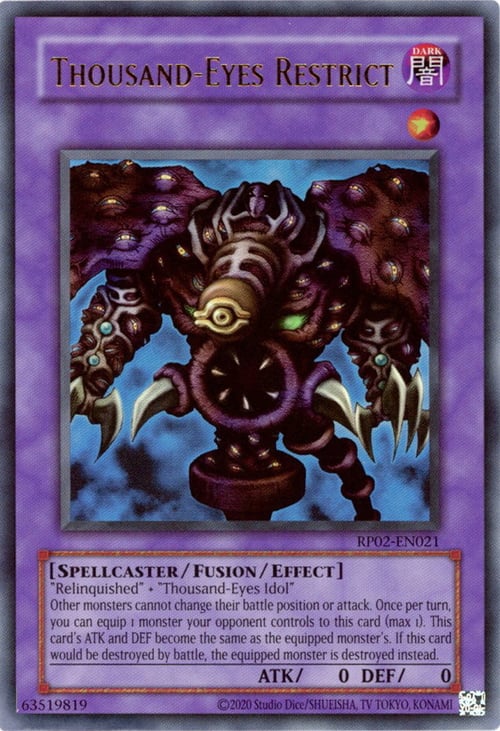 Thousand-Eyes Restrict Card Front