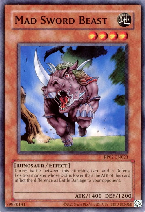 Mad Sword Beast Card Front