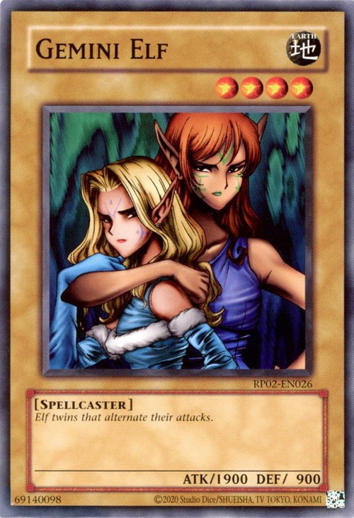 Gemini Elf Card Front