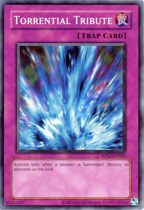 Torrential Tribute Card Front