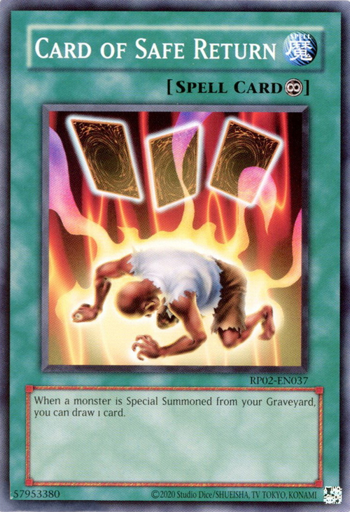 Card of Safe Return Card Front