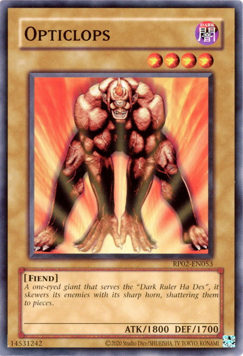 Opticlops Card Front