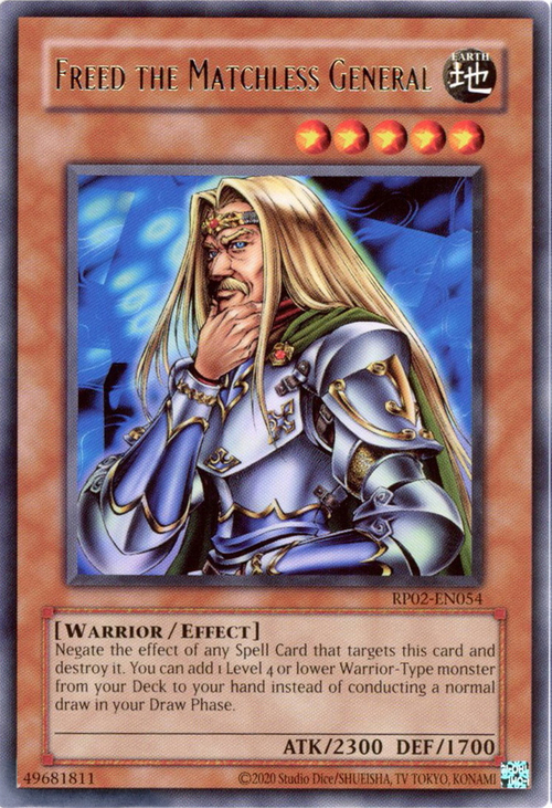 Freed il Generale Senza Avversari Card Front