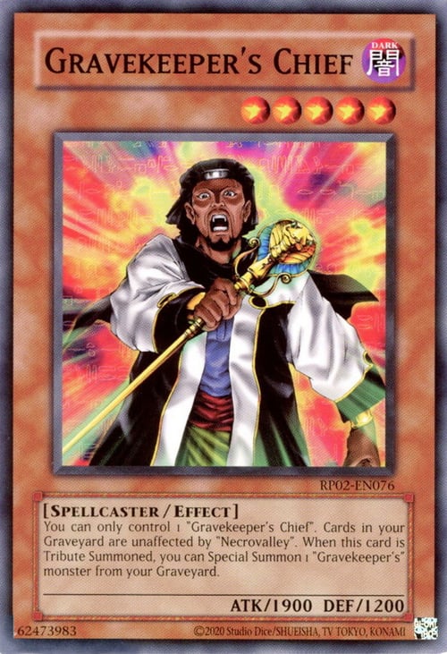 Jefe del Cuidador de Tumbas Frente