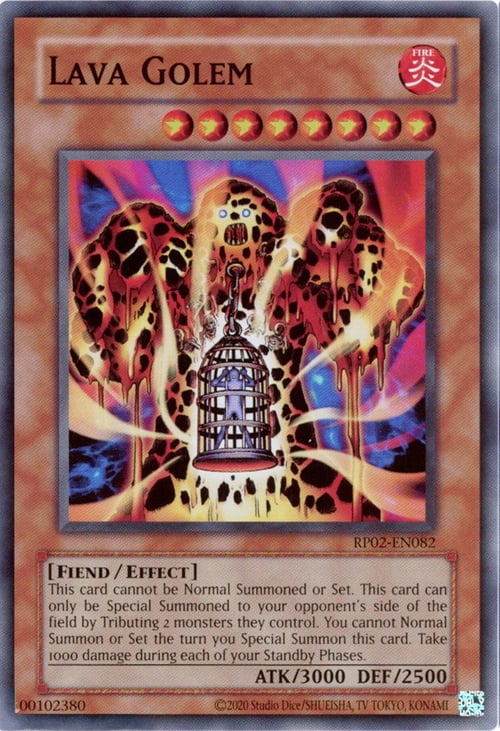 Golem di Lava Card Front