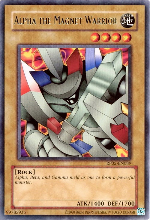 Alpha The Magnet Warrior Card Front