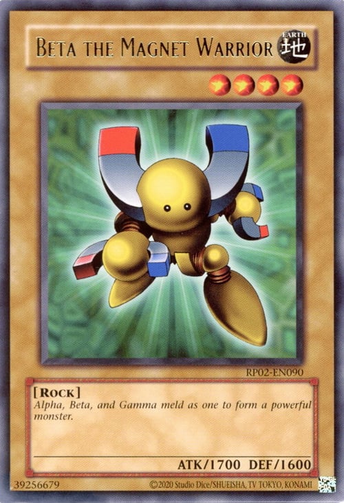 Beta The Magnet Warrior Card Front