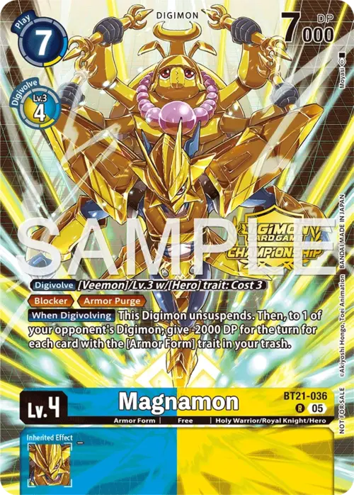 Magnamon Card Front