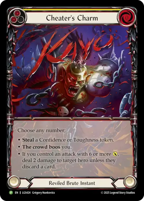 Cheater's Charm Card Front