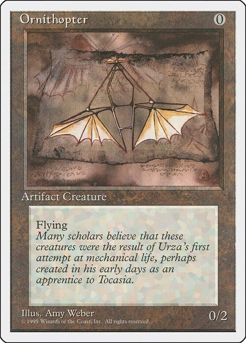 Ornithopter Card Front