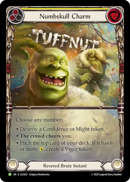 Numbskull Charm Card Front