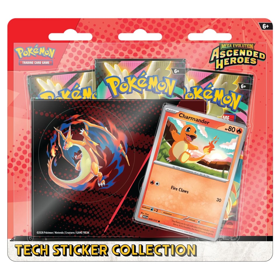 Ascended Heroes: Charmander Tech Sticker Collection