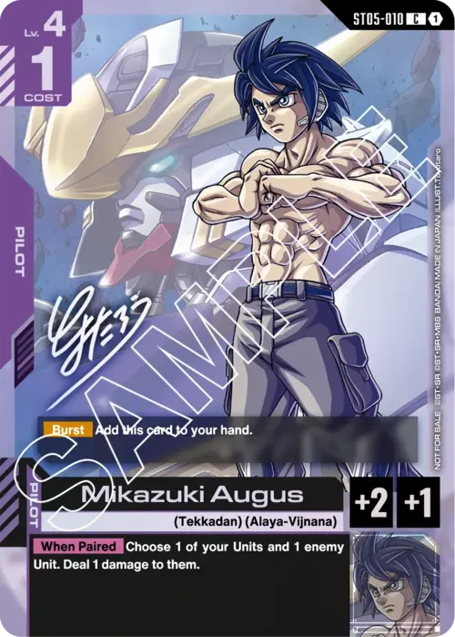Mikazuki Augus Card Front