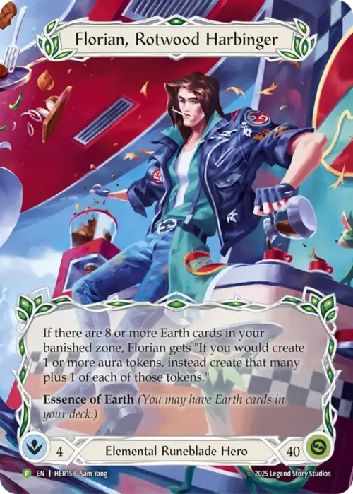 Florian, Rotwood Harbinger Card Front