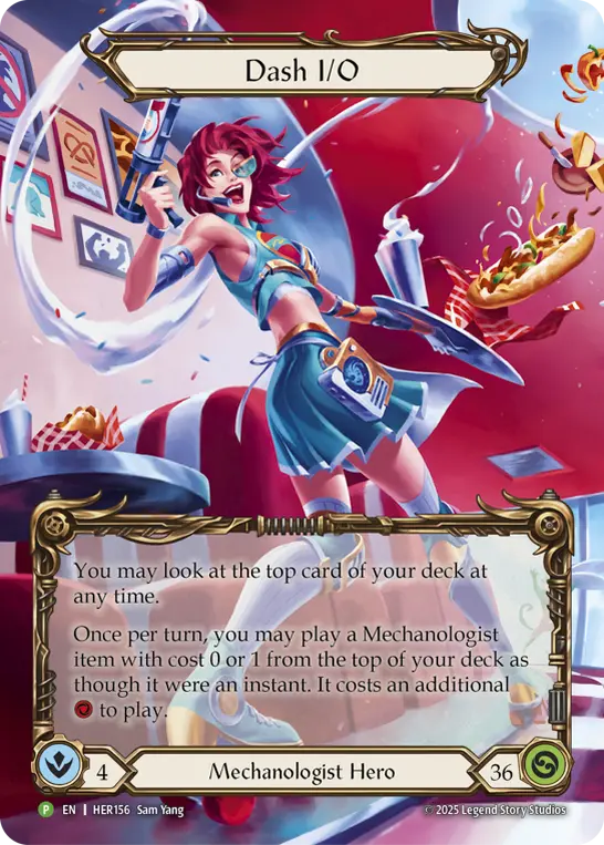 Dash I/O Rainbow Foilプロモ　英語版　未開封 Dash I/O Hero Card Promos | Flesh and Blood | CardTrader