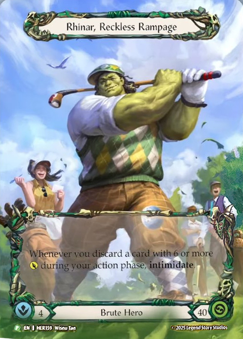 Rhinar, Furia Cieca Card Front