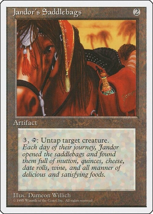 Jandor's Saddlebags Card Front