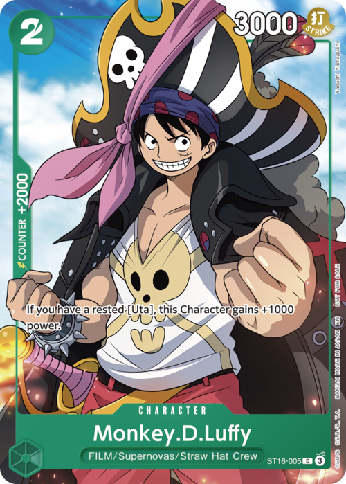 Monkey.D.Luffy Card Front