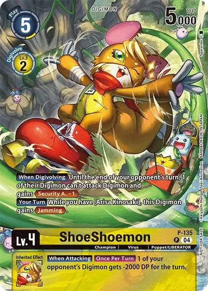 ShoeShoemon Card Front
