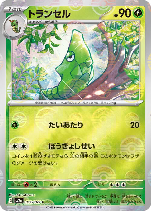 Metapod Card Front